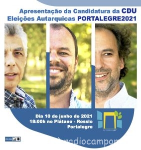 Apresentação Candidatura CDU 2021 Portalegre